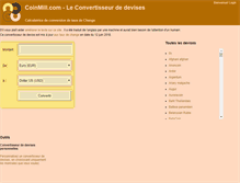 Tablet Screenshot of fr.coinmill.com