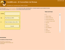Tablet Screenshot of es.coinmill.com
